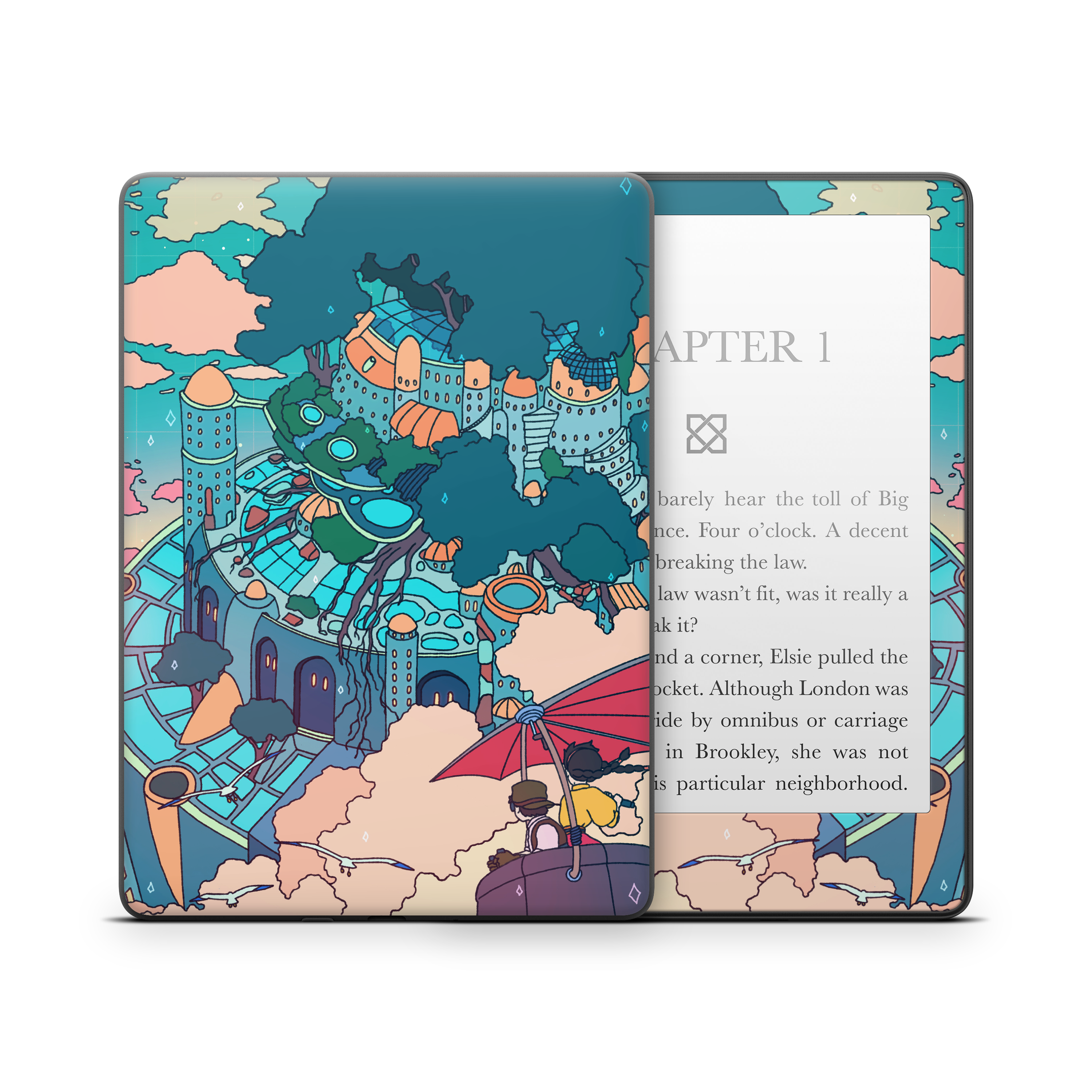 Castle in the Sky Kindle Skin