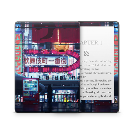 Cyberpunk Streets Kindle Skin