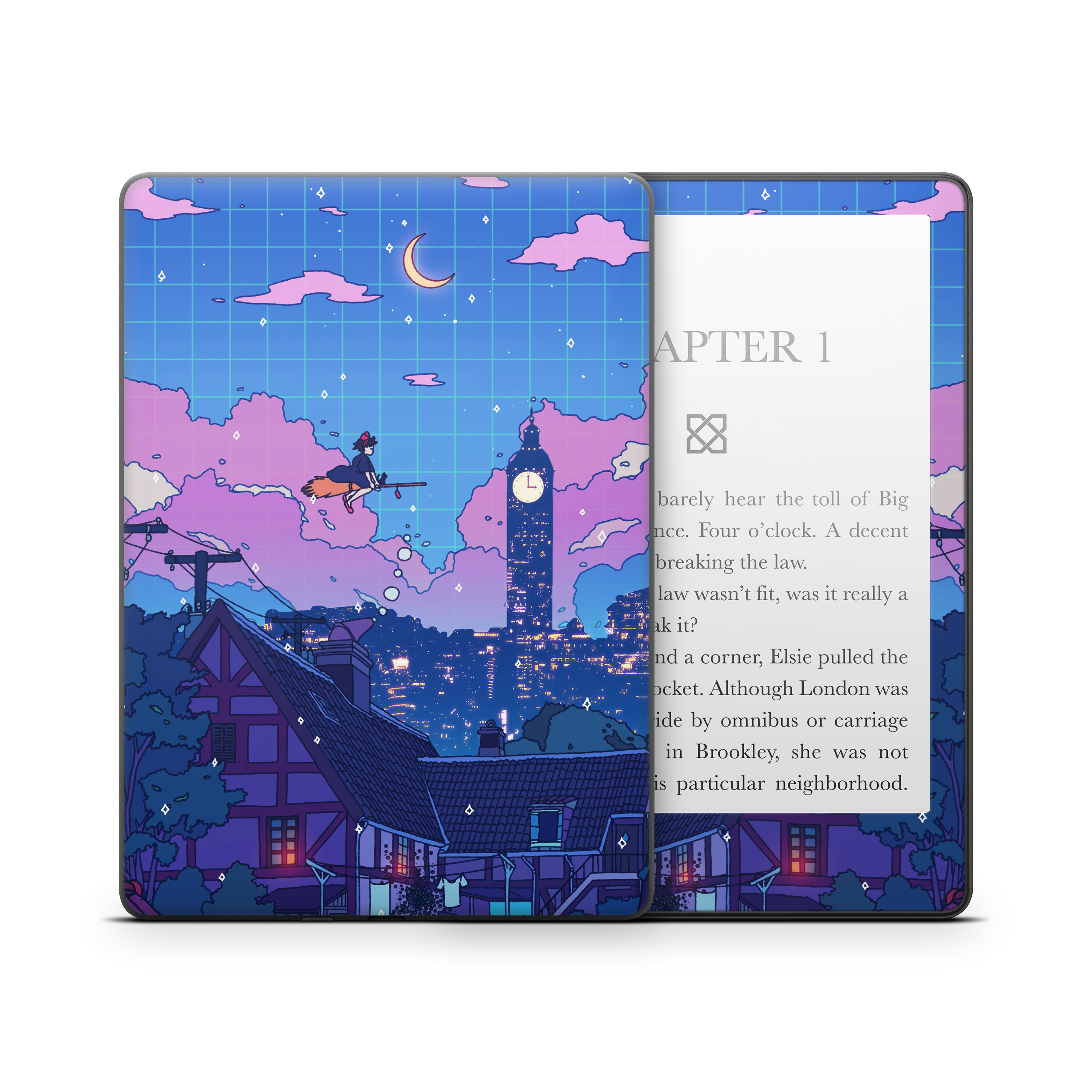Night Flight Kindle Skin