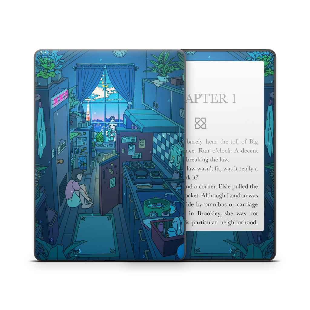 Perfect Blue  Kindle Skin