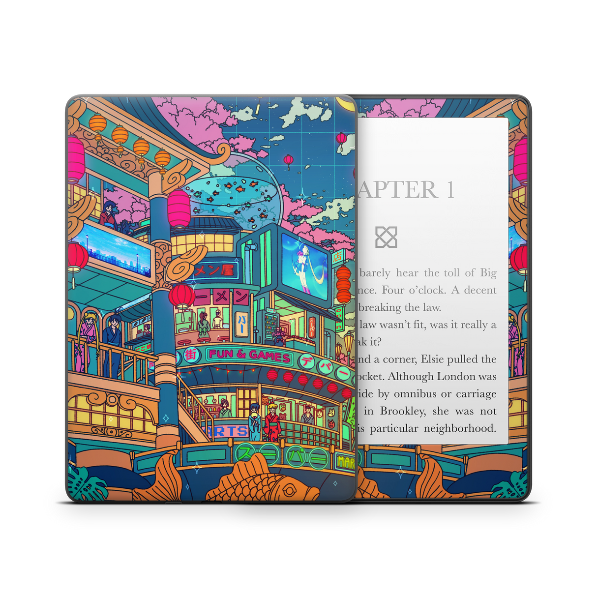 Moon festival Kindle Skin