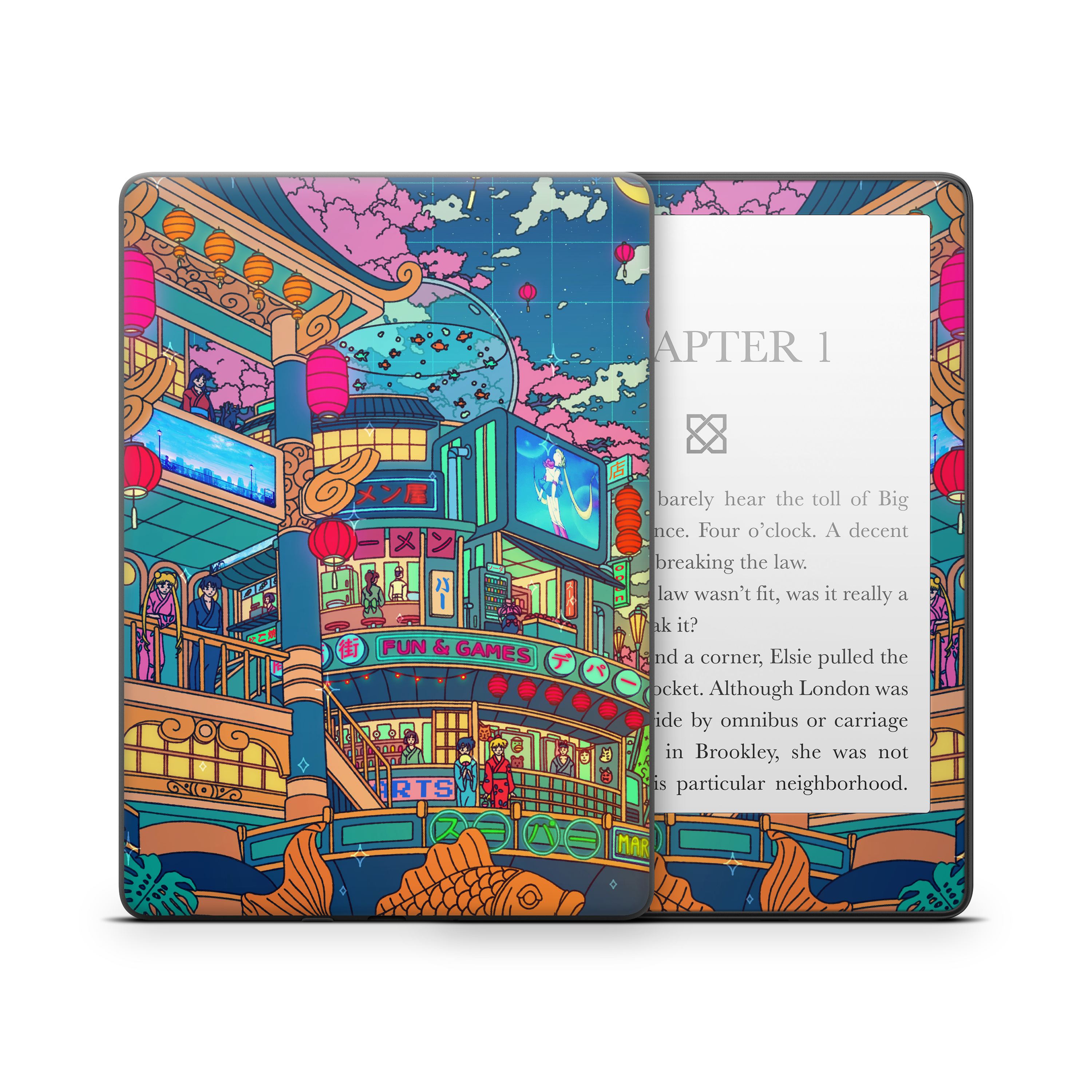Moon festival Kindle Skin
