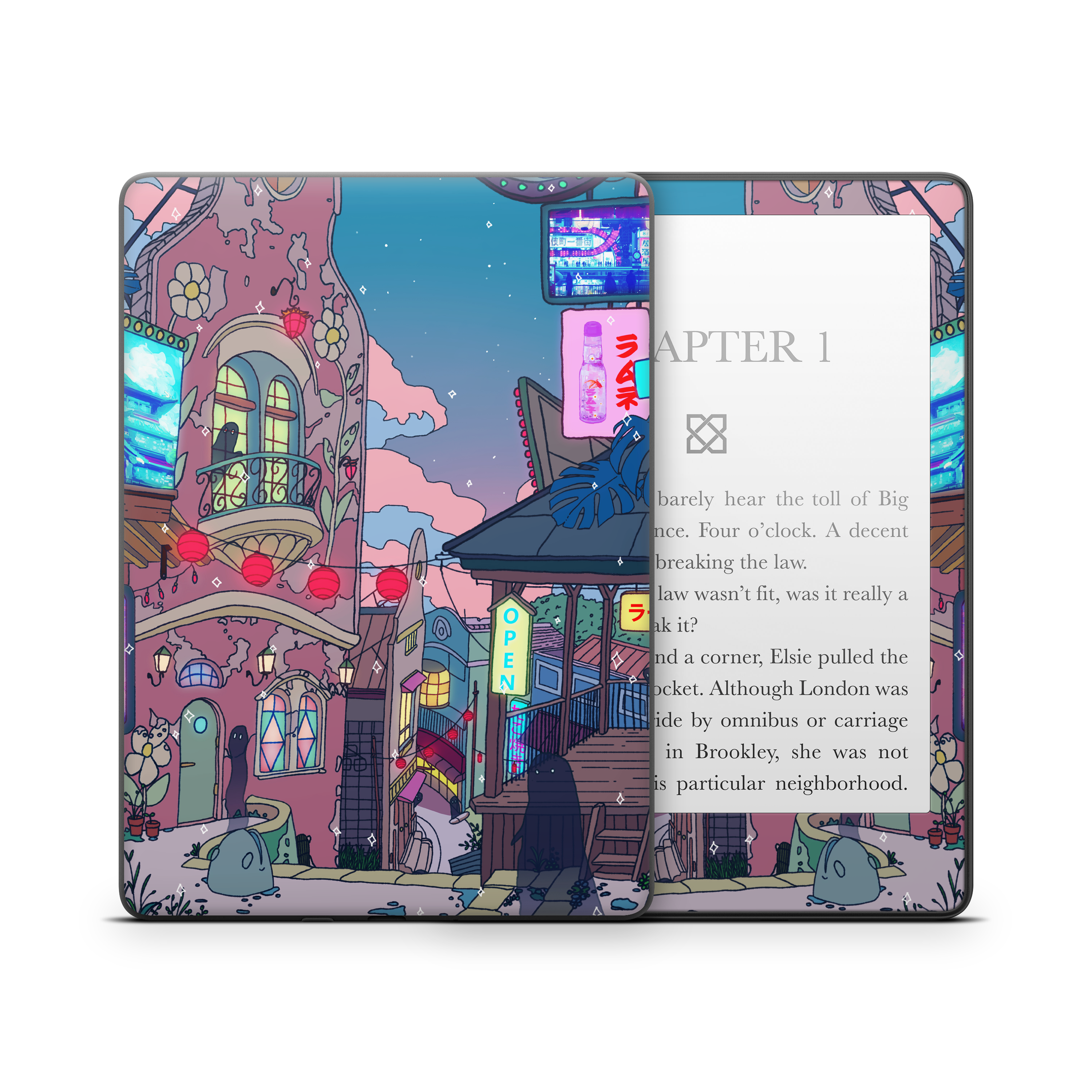Away & Chill Kindle Skin