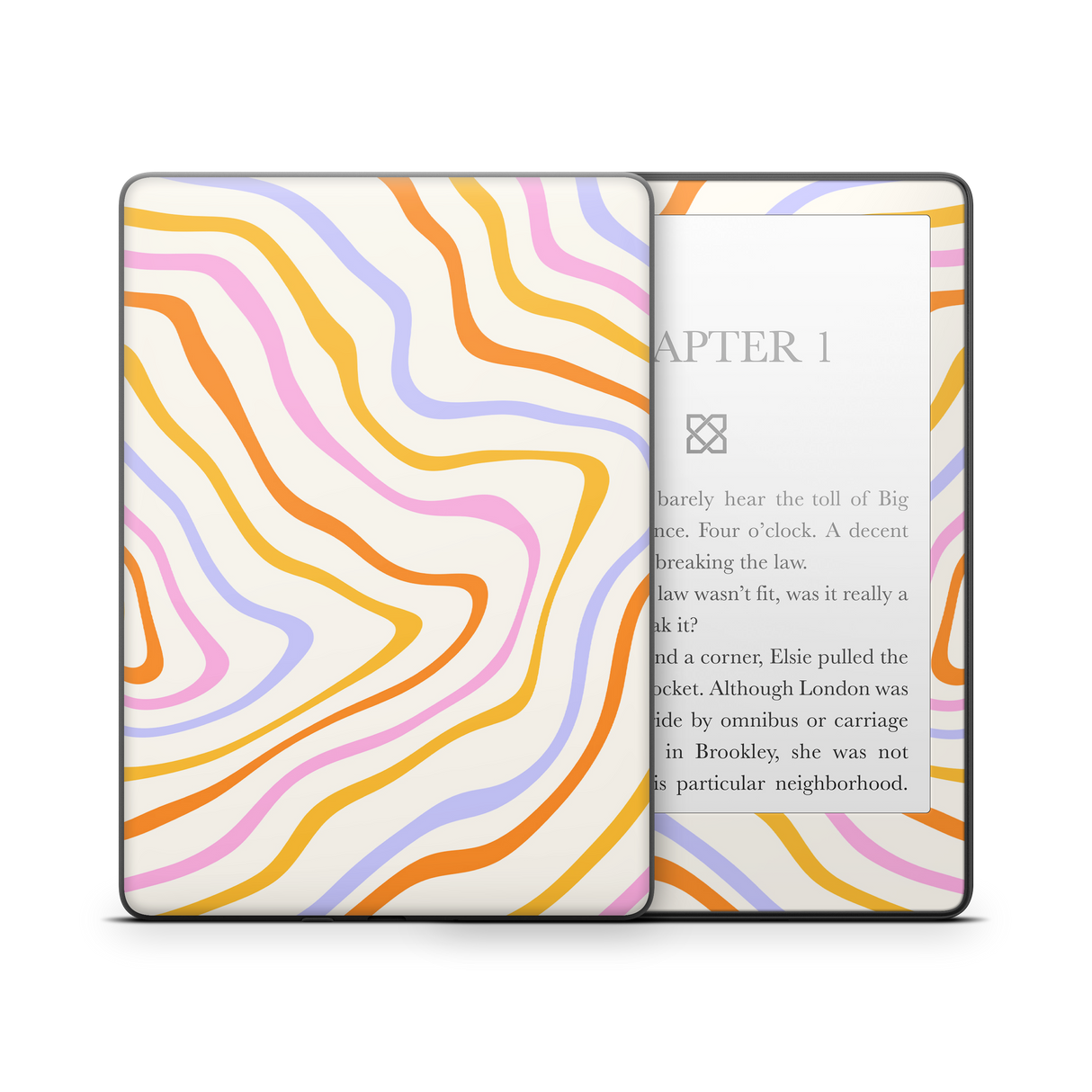 Abstract Rainbow Kindle Skin