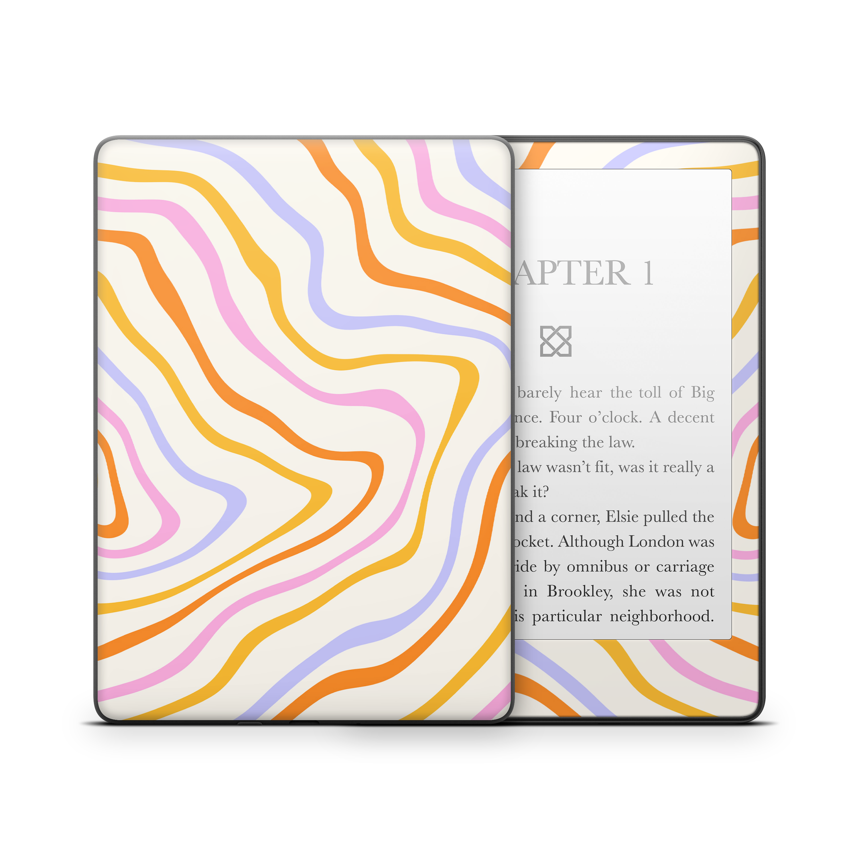 Abstract Rainbow Kindle Skin