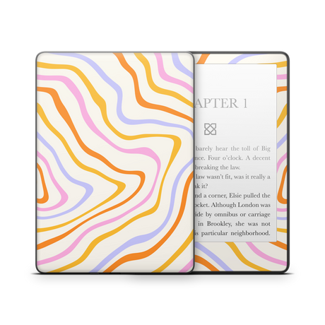 Abstract Rainbow Kindle Skin