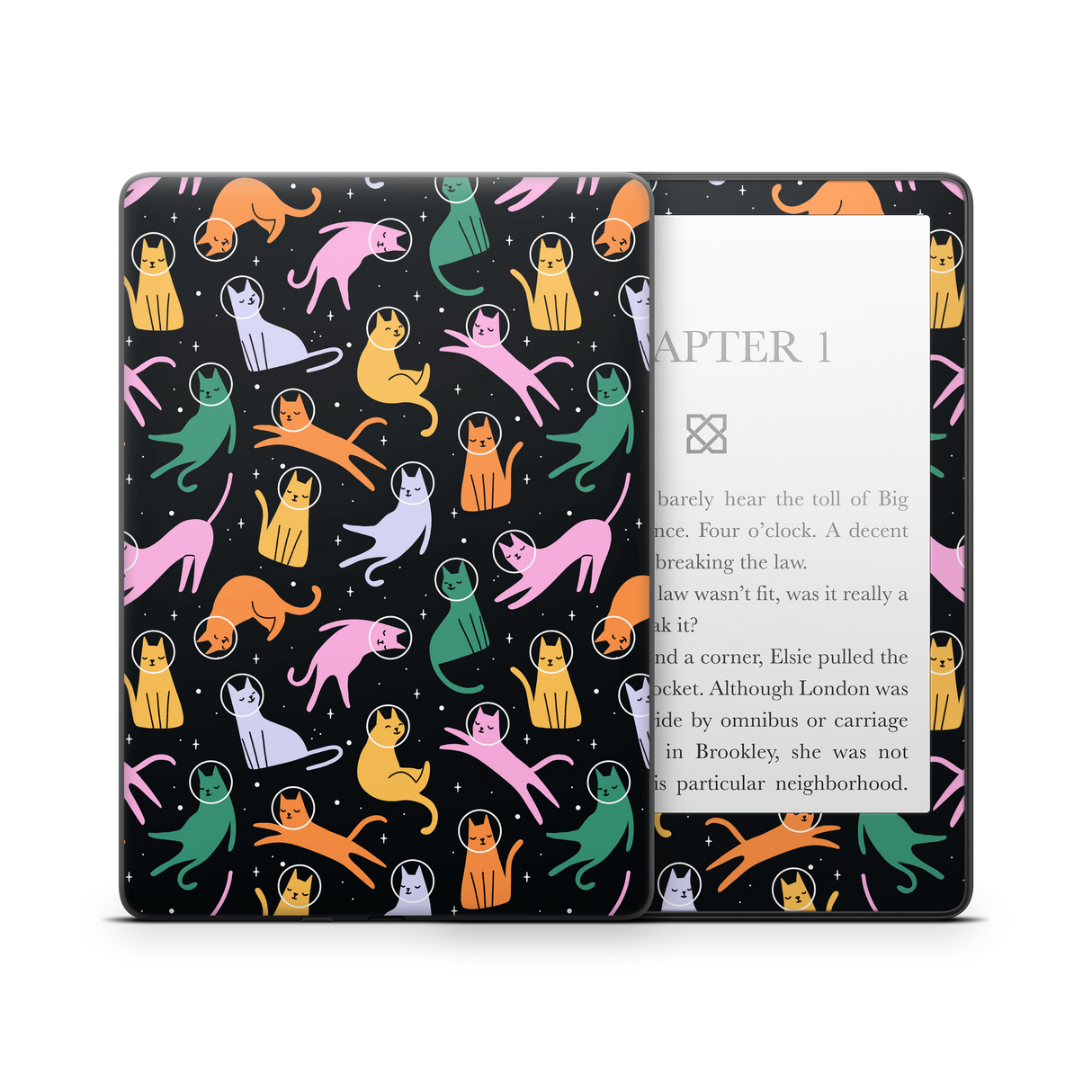 Cats Space Kindle Skin