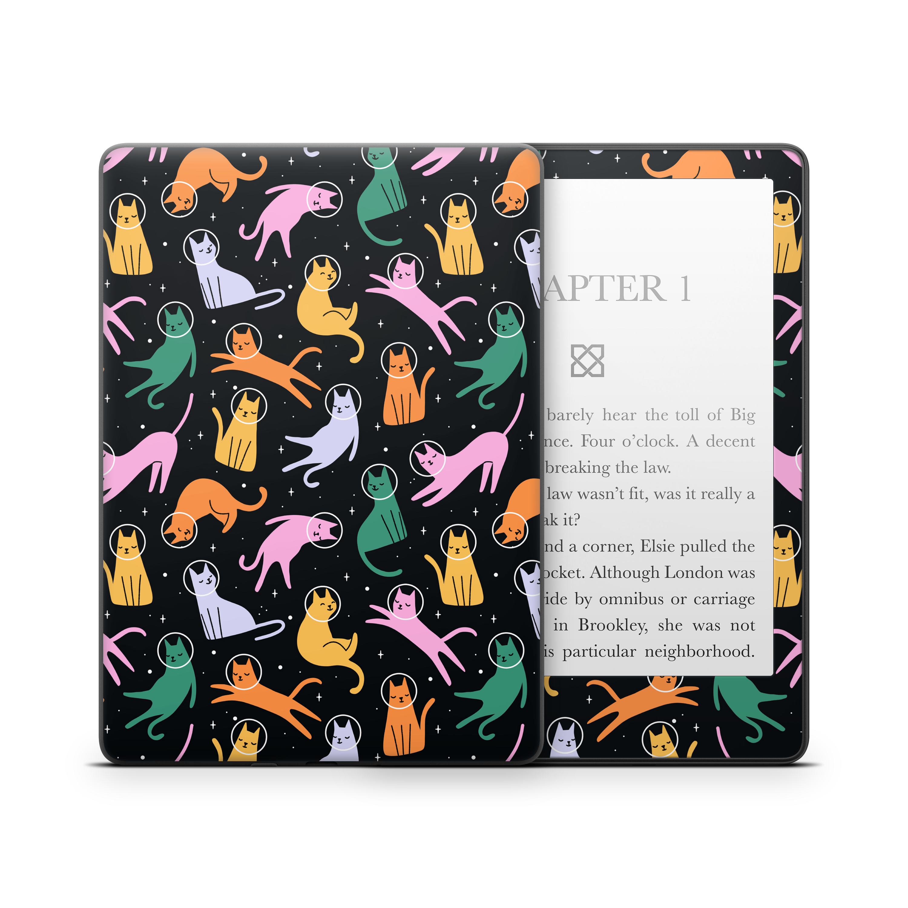 Cats Space Kindle Skin