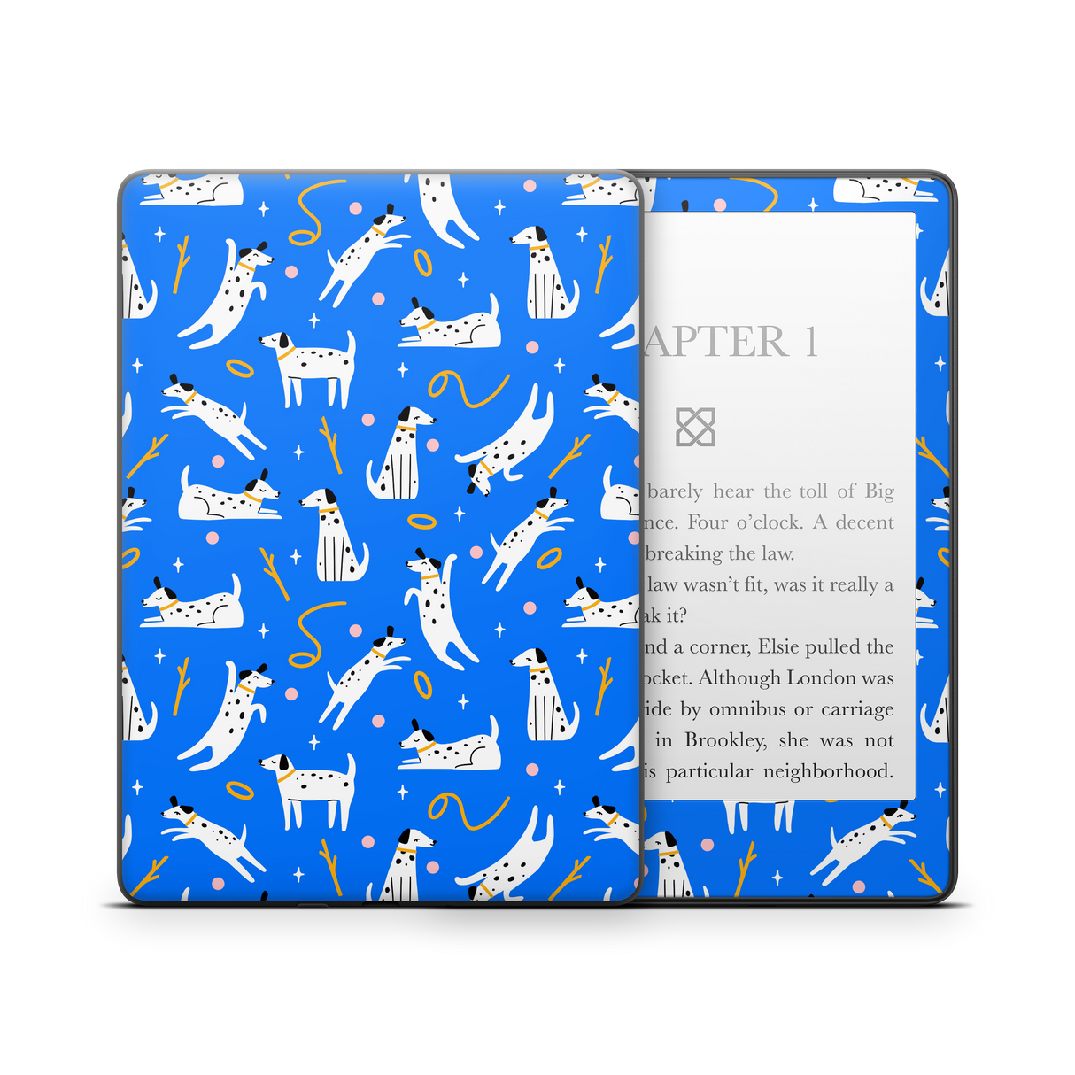 Cobalt Dog Kindle Skin