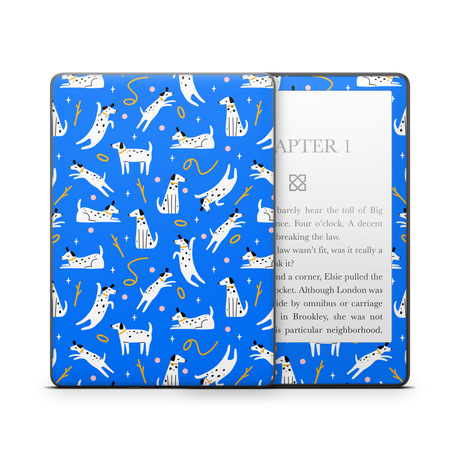 Cobalt Dog Kindle Skin