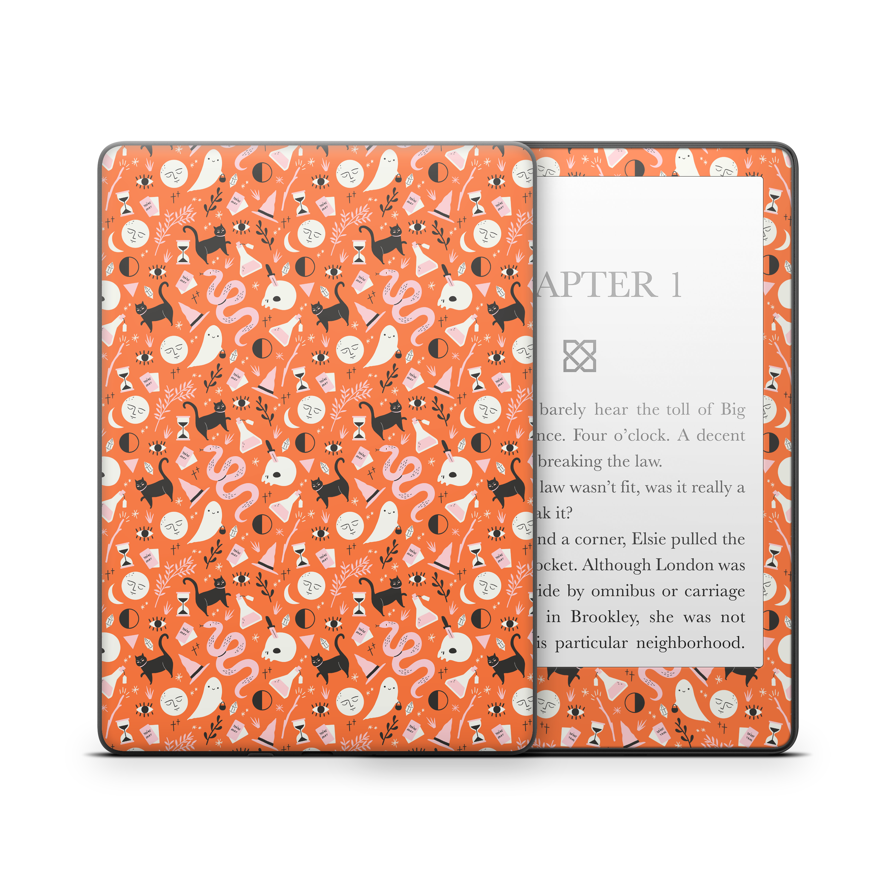 Halloween Pattern Kindle Skin
