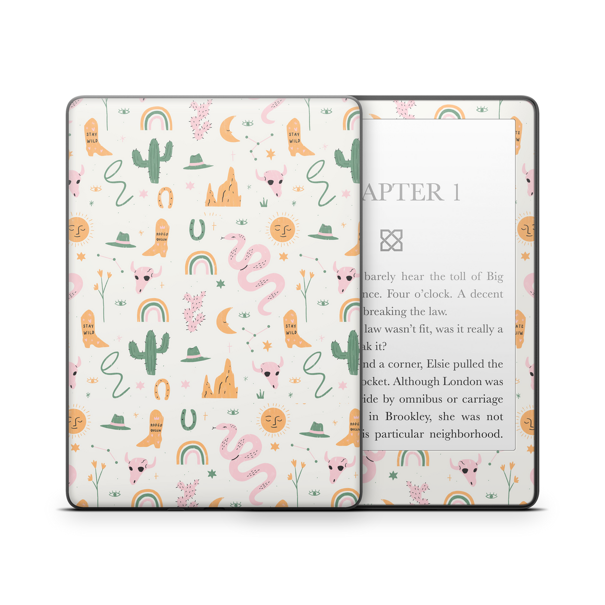 Wildwest Pattern Kindle Skin