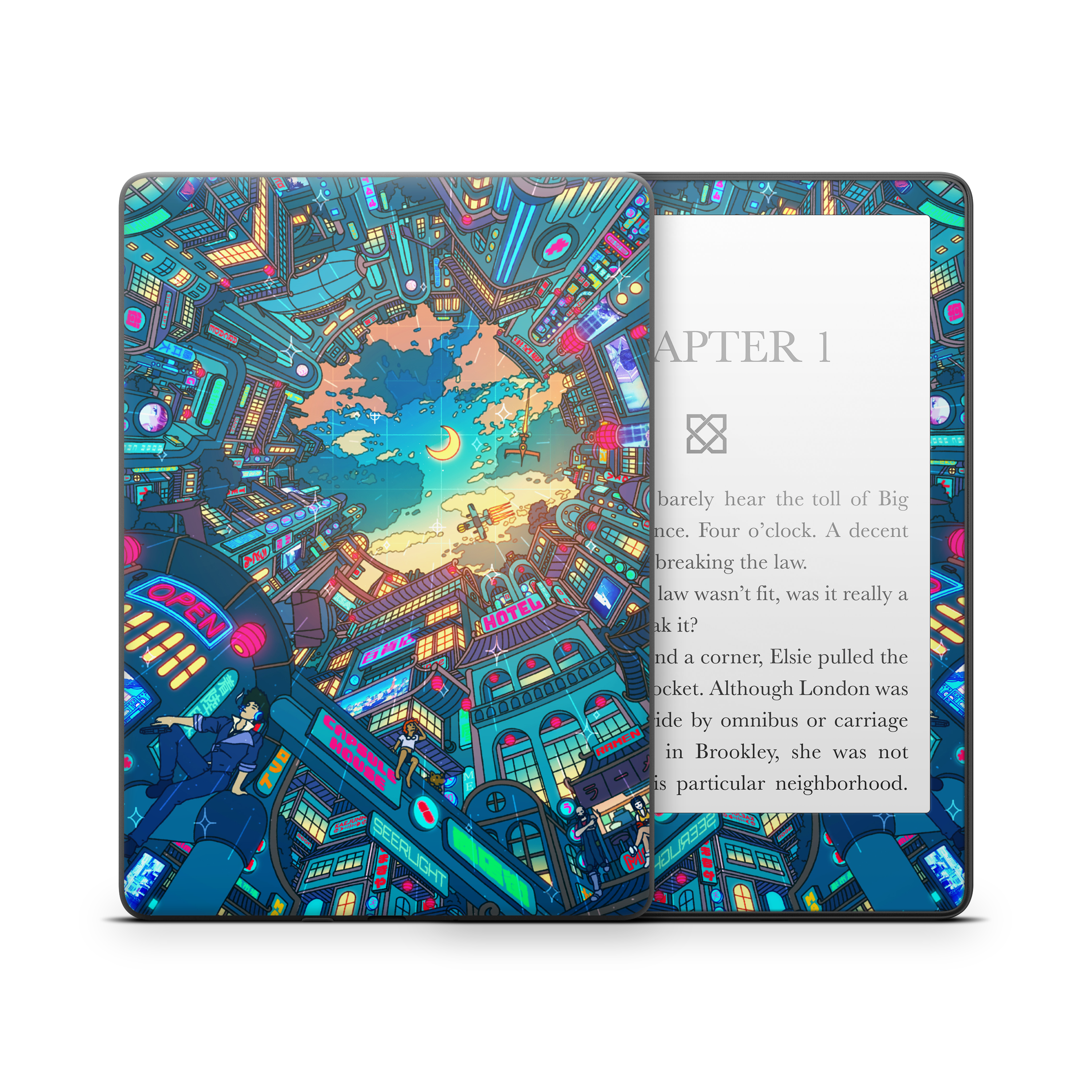 Crystal Shower Kindle Skin
