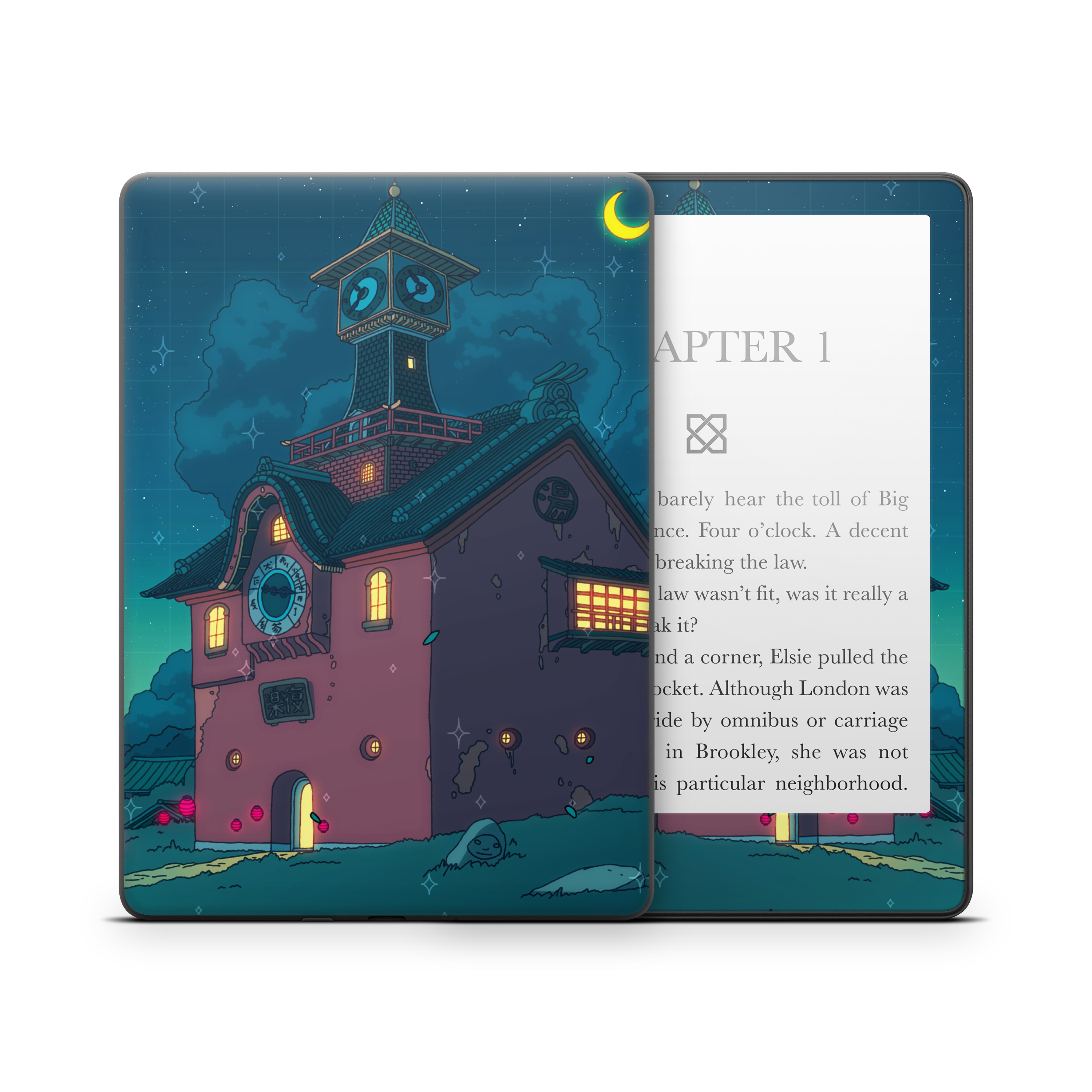Spirited Entrace Night Kindle Skin