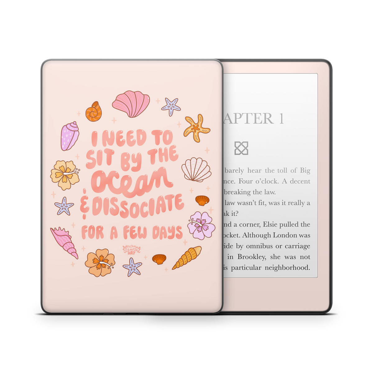 By The Ocean Kindle Skin