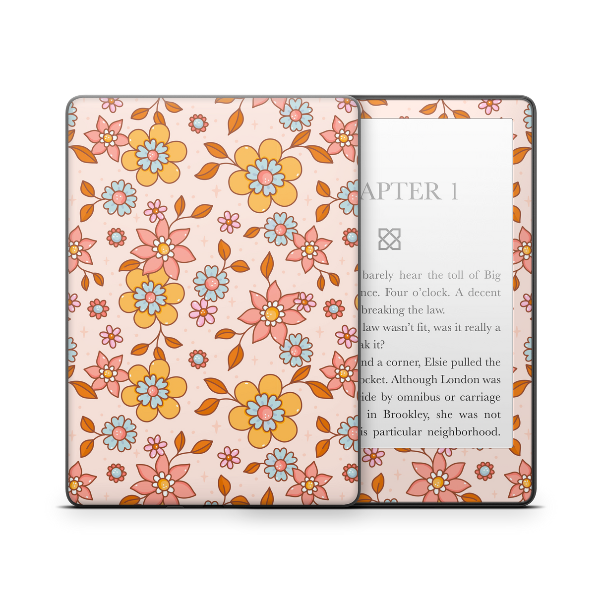 Fall Floral Kindle Skin