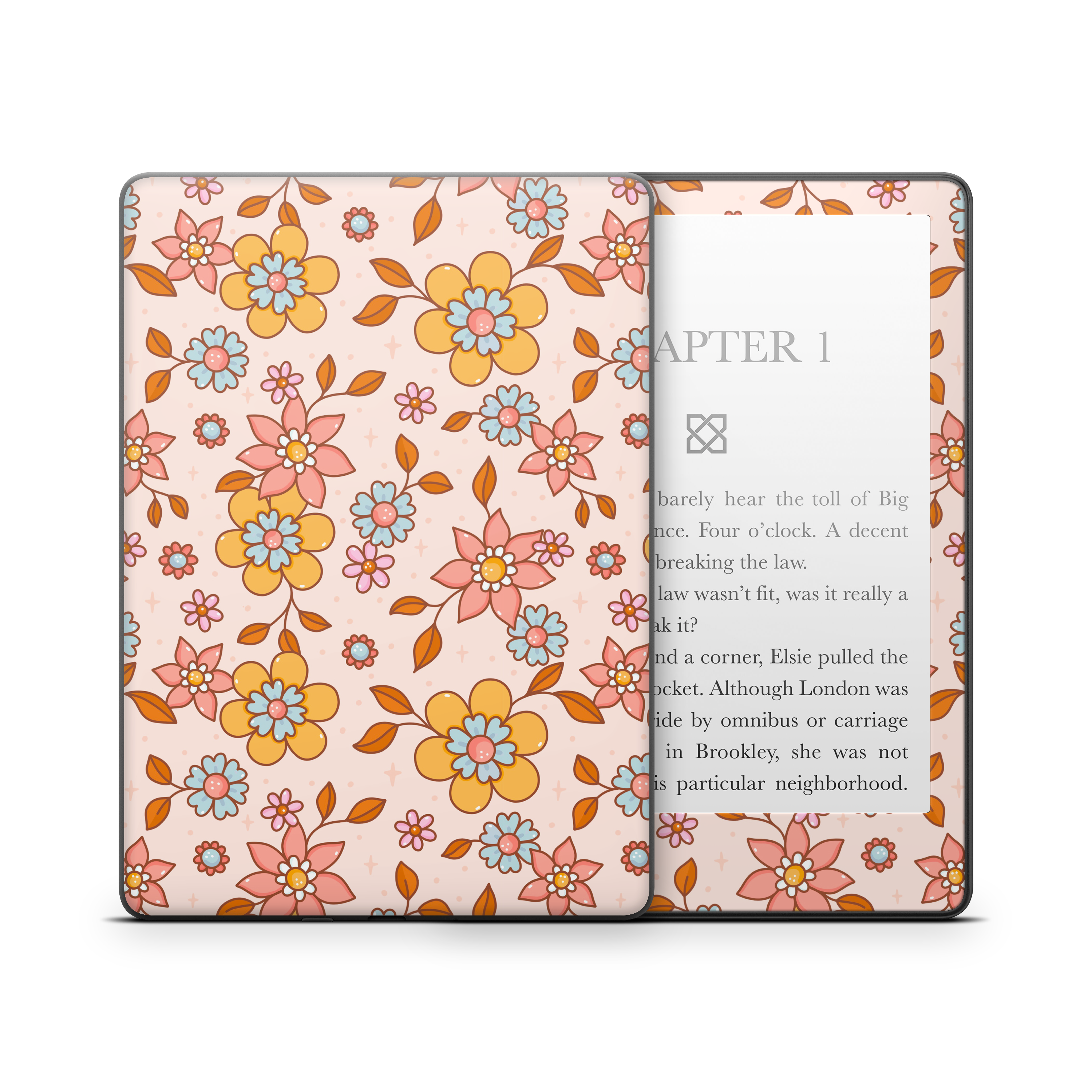 Fall Floral Kindle Skin