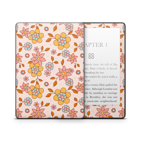 Fall Floral Kindle Skin