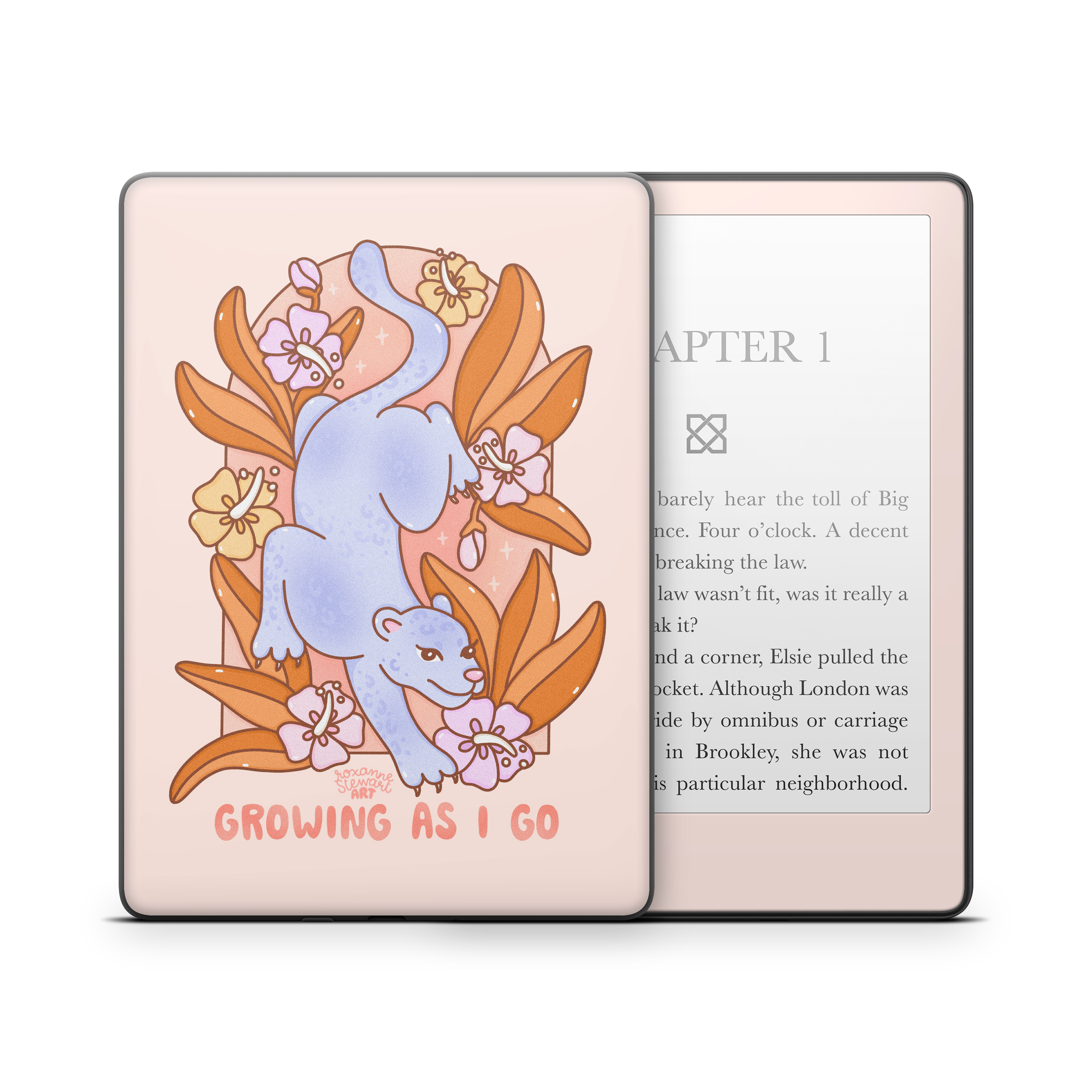 Growing As I Go Kindle Skin