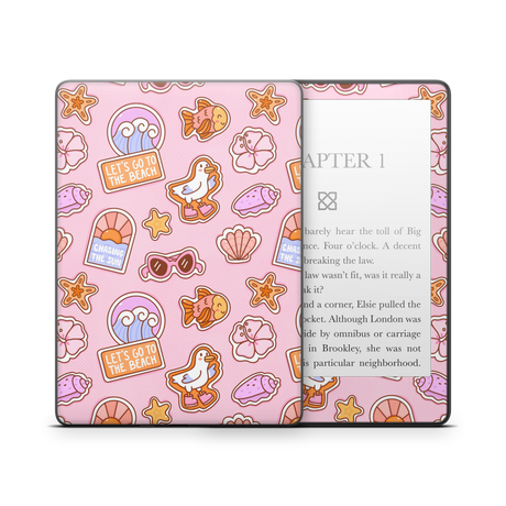 Patches Pink Kindle Skin