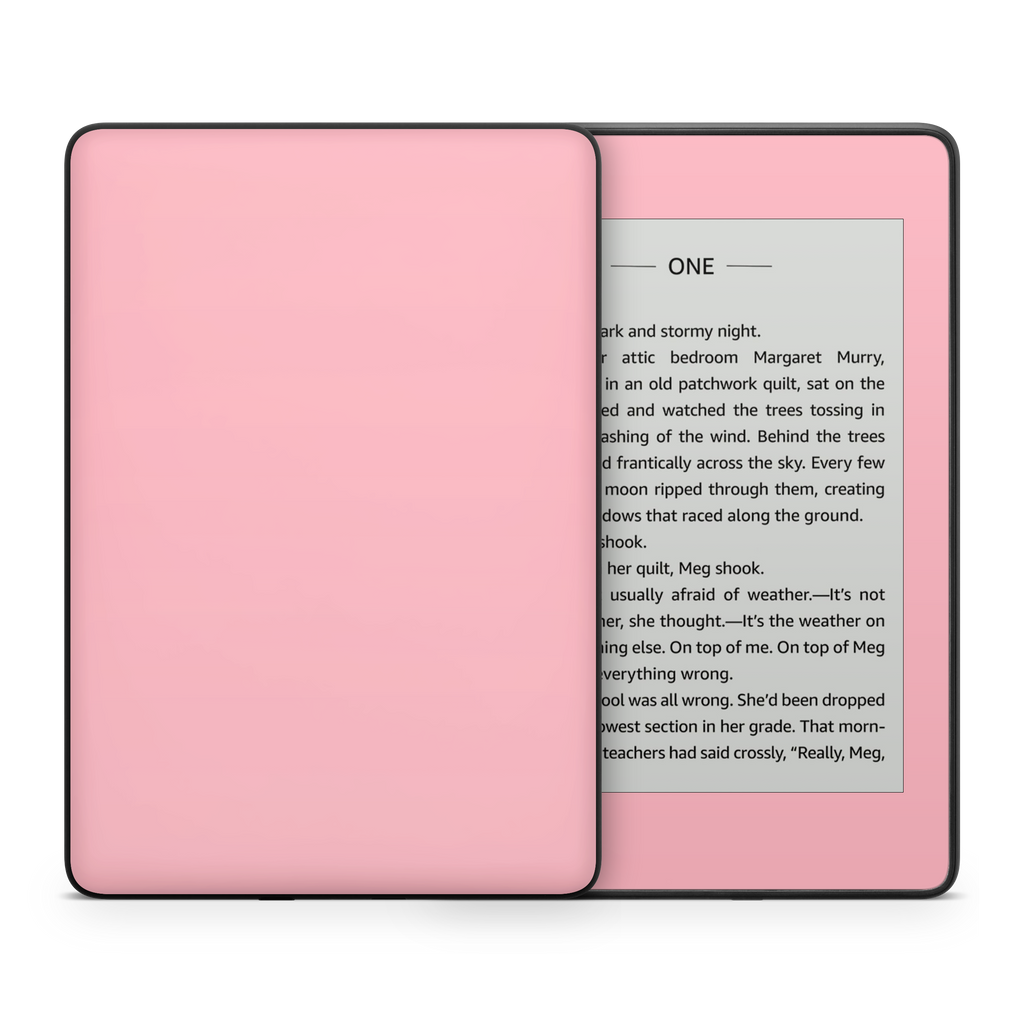 Pastel Pink Kindle eReader Skin