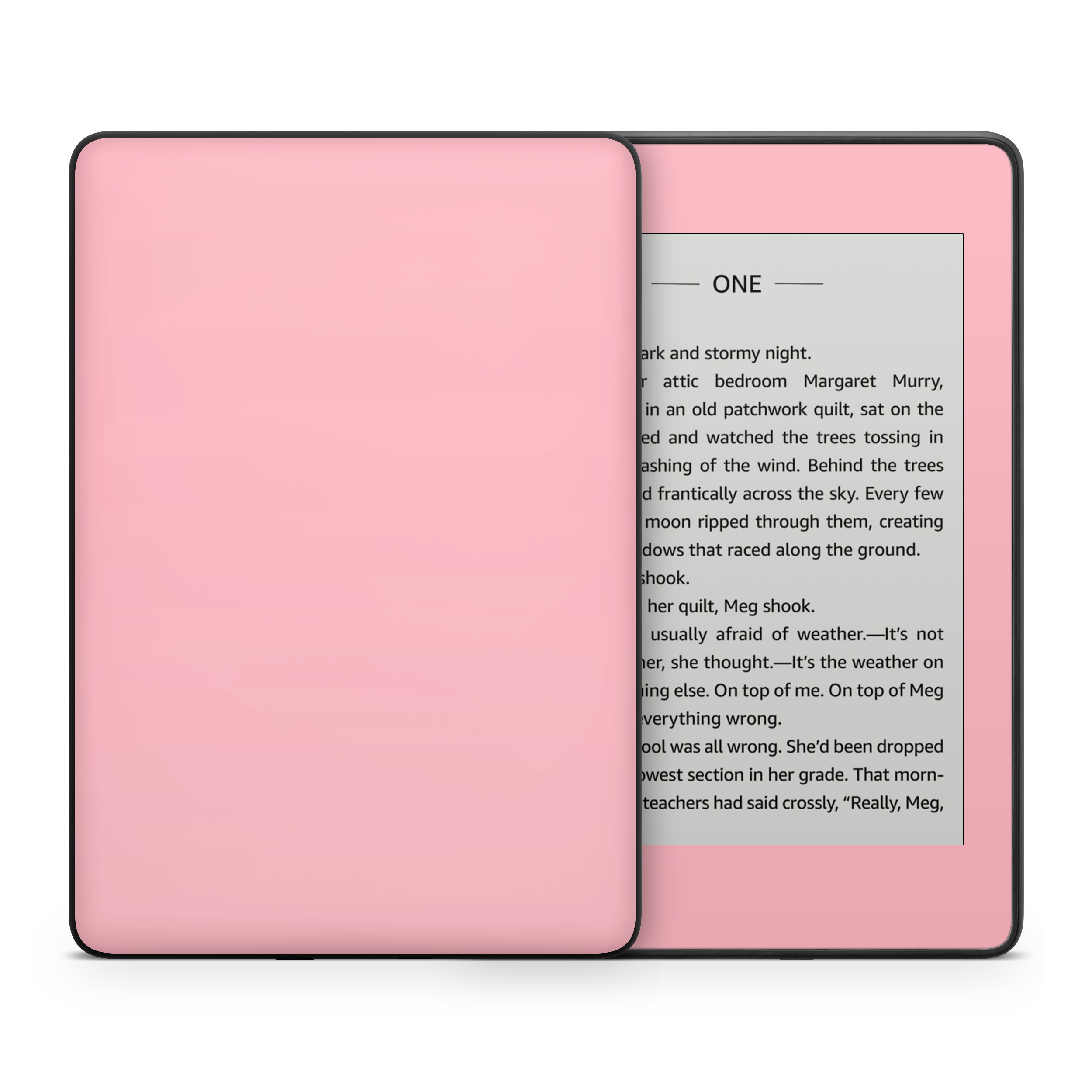 Pastel Pink Kindle eReader Skin