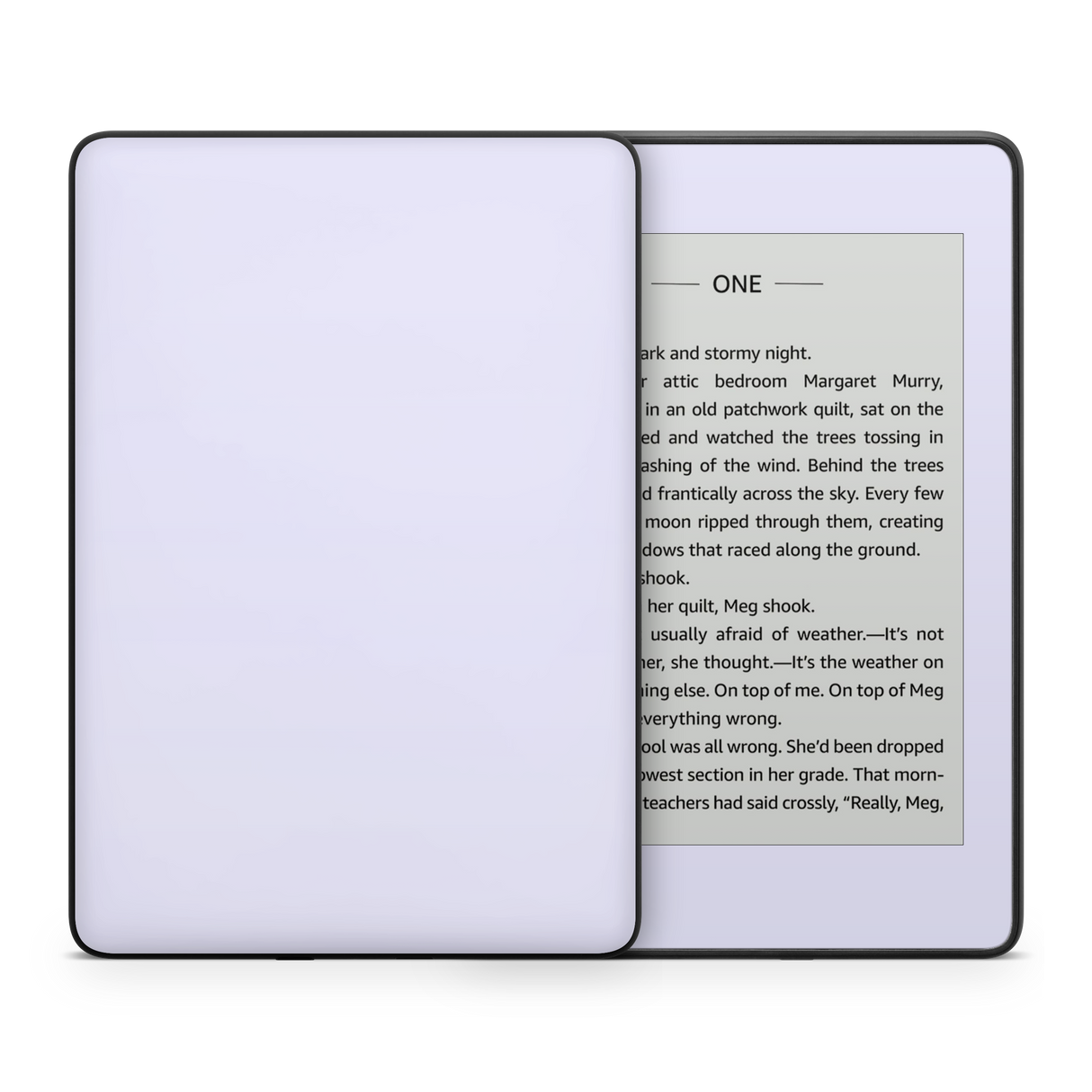 Lavender Kindle eReader Skin