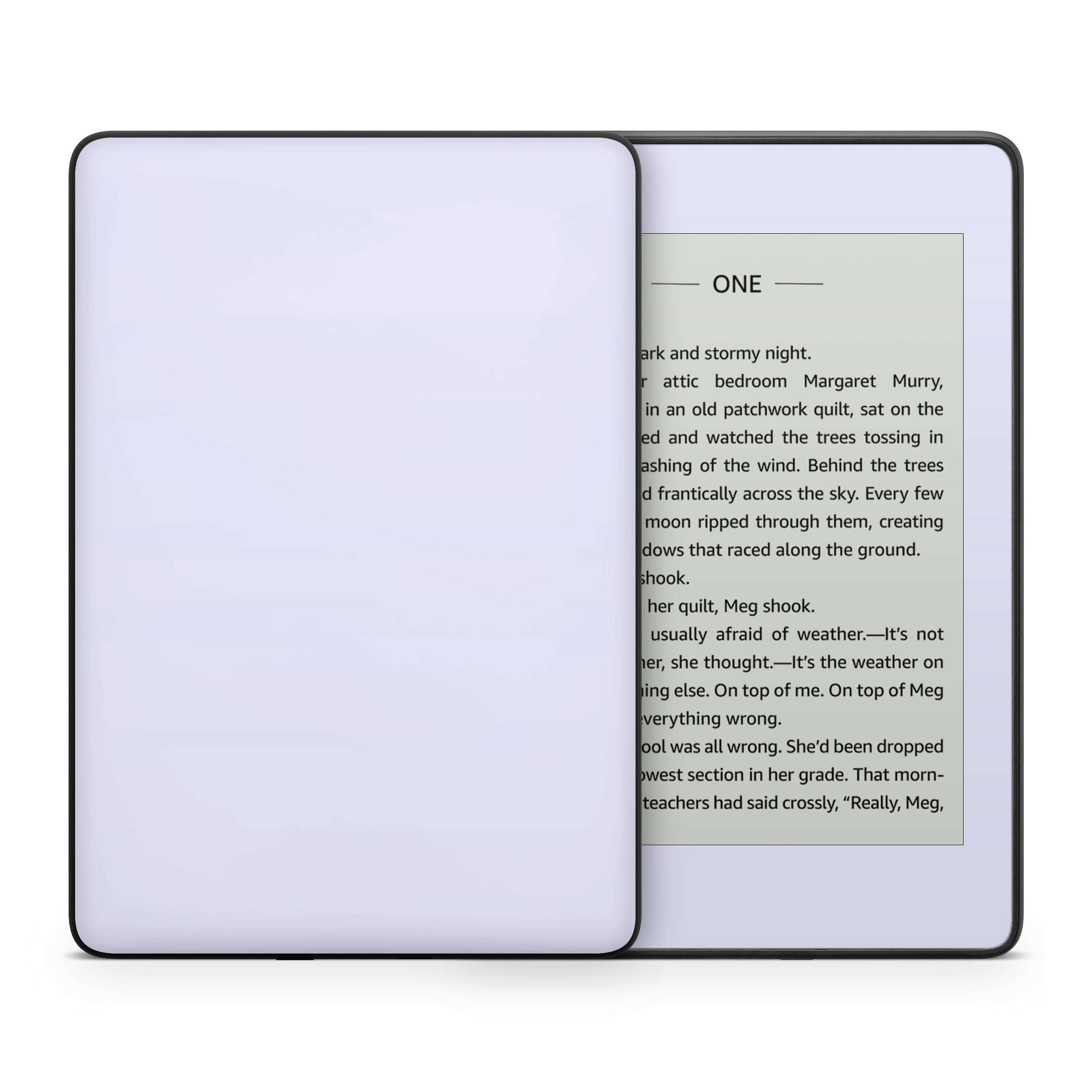 Lavender Kindle eReader Skin