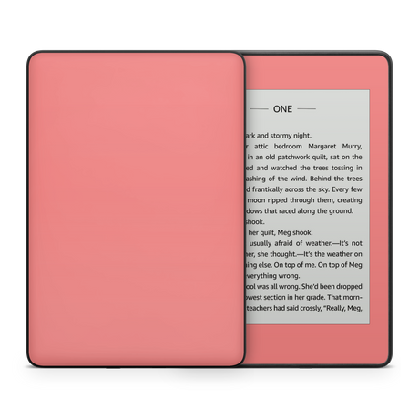 Light Coral Kindle eReader Skin