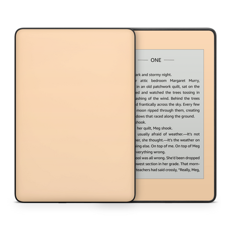 Pale Peach Kindle eReader Skin