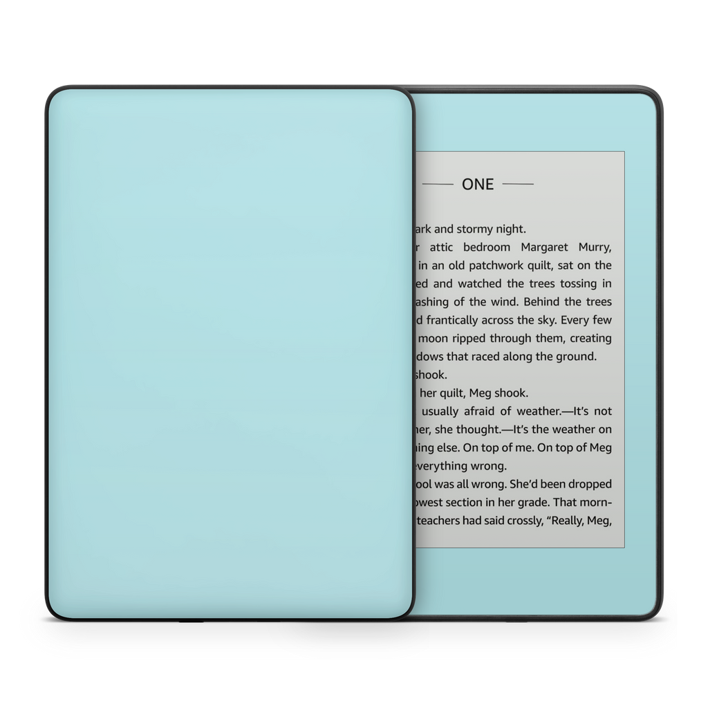 Powder Blue Kindle eReader Skin