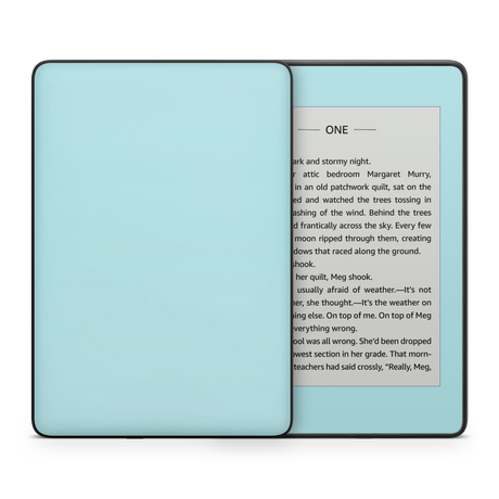 Powder Blue Kindle eReader Skin