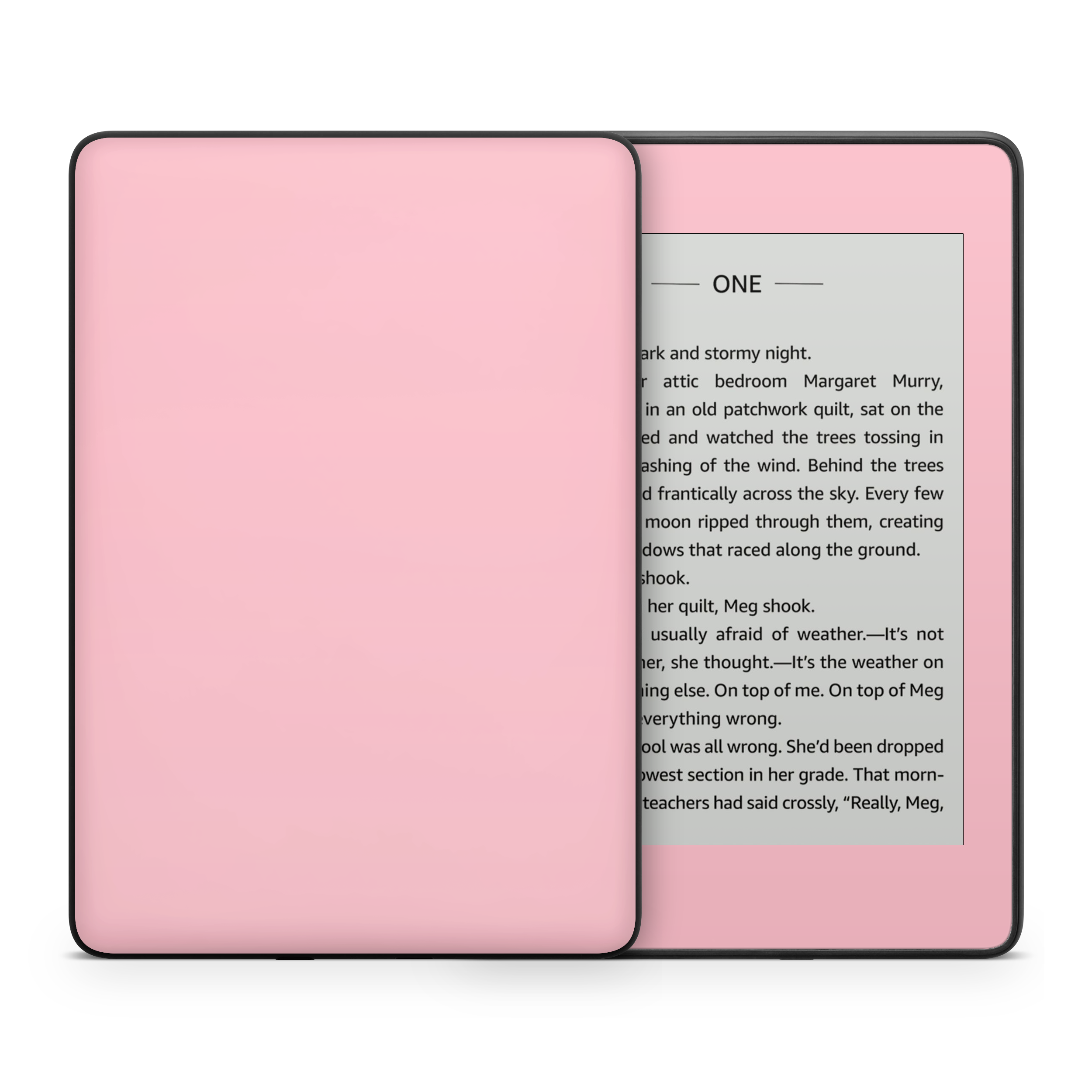 Blush Pink Kindle eReader Skin