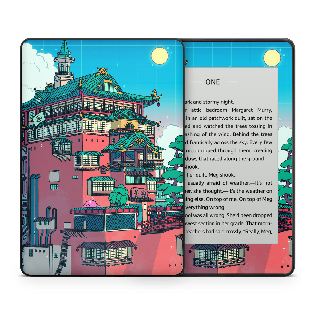 Bathhouse Day Kindle Skin