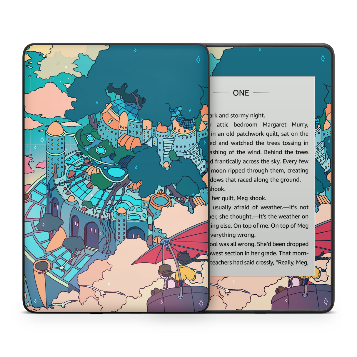 Castle in the Sky Kindle Skin