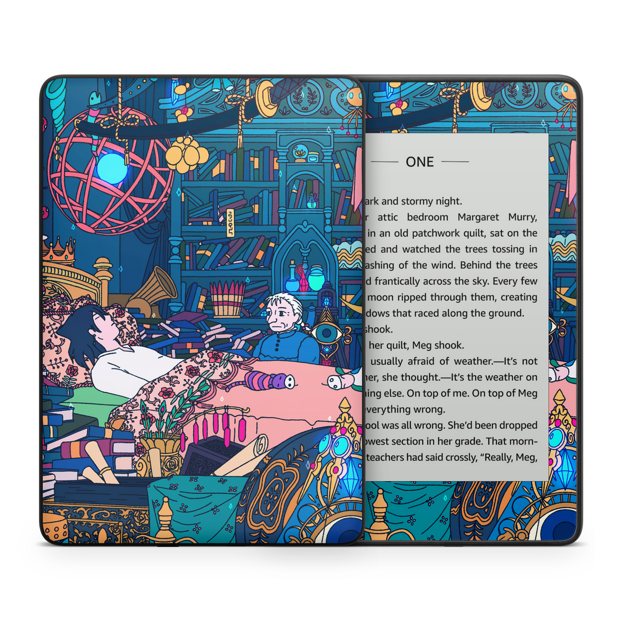 Howl's Room Kindle Skin