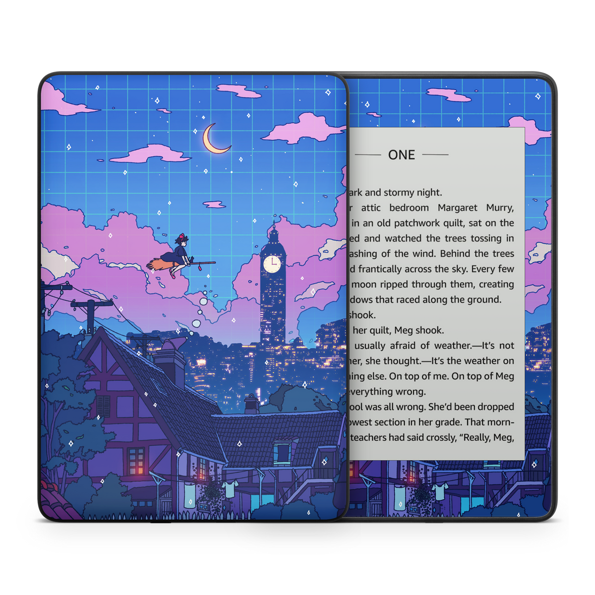 Night Flight Kindle Skin