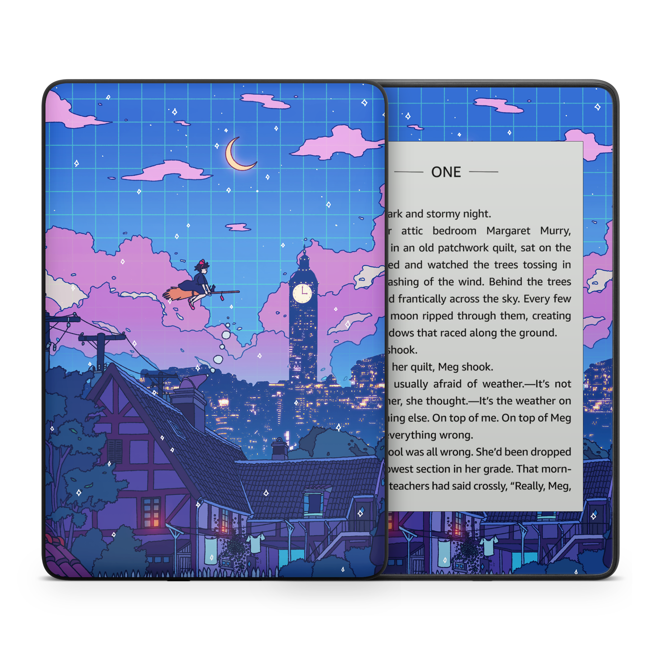 Night Flight Kindle Skin