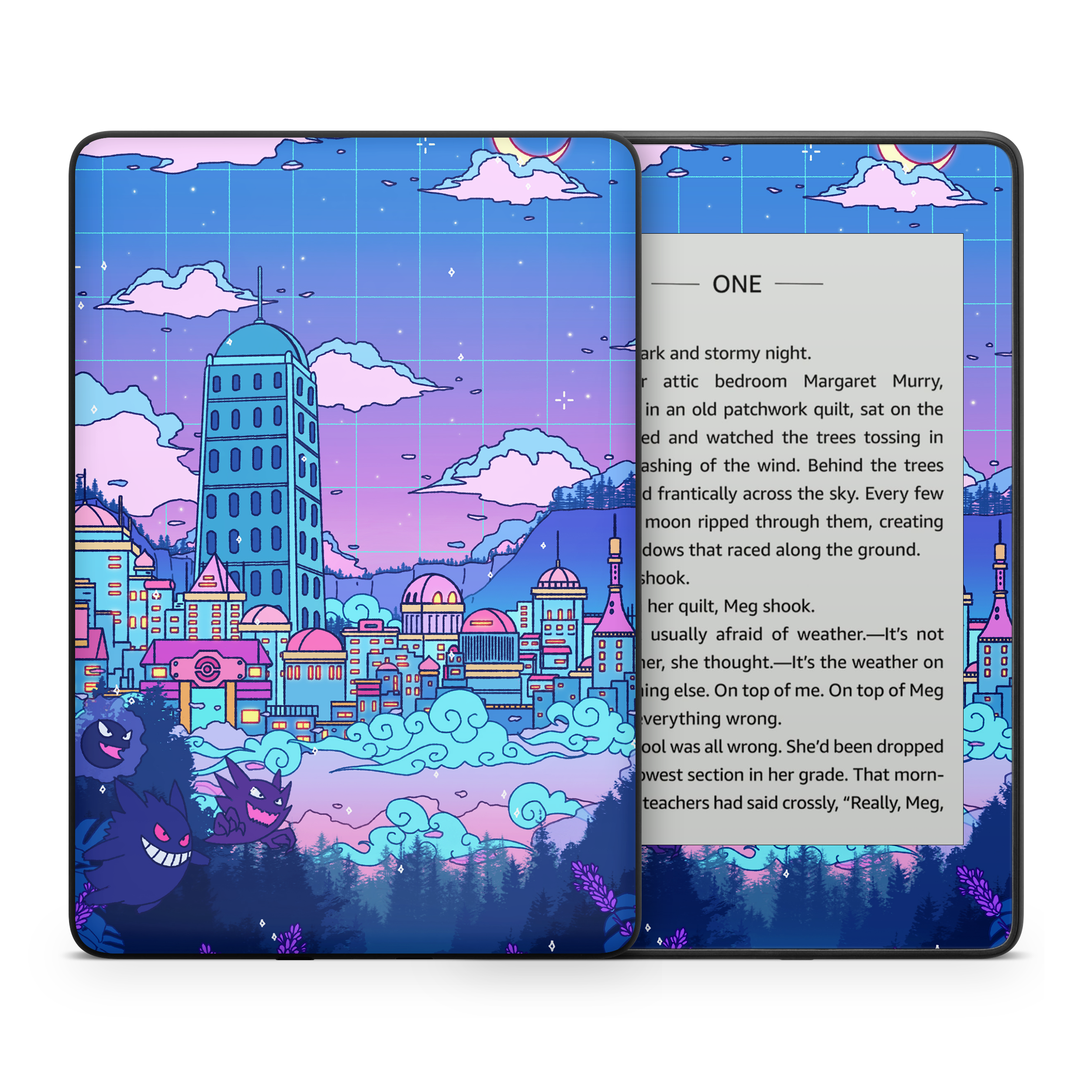 Lavender town Kindle Skin