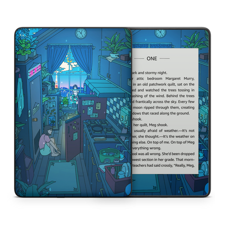 Perfect Blue  Kindle Skin