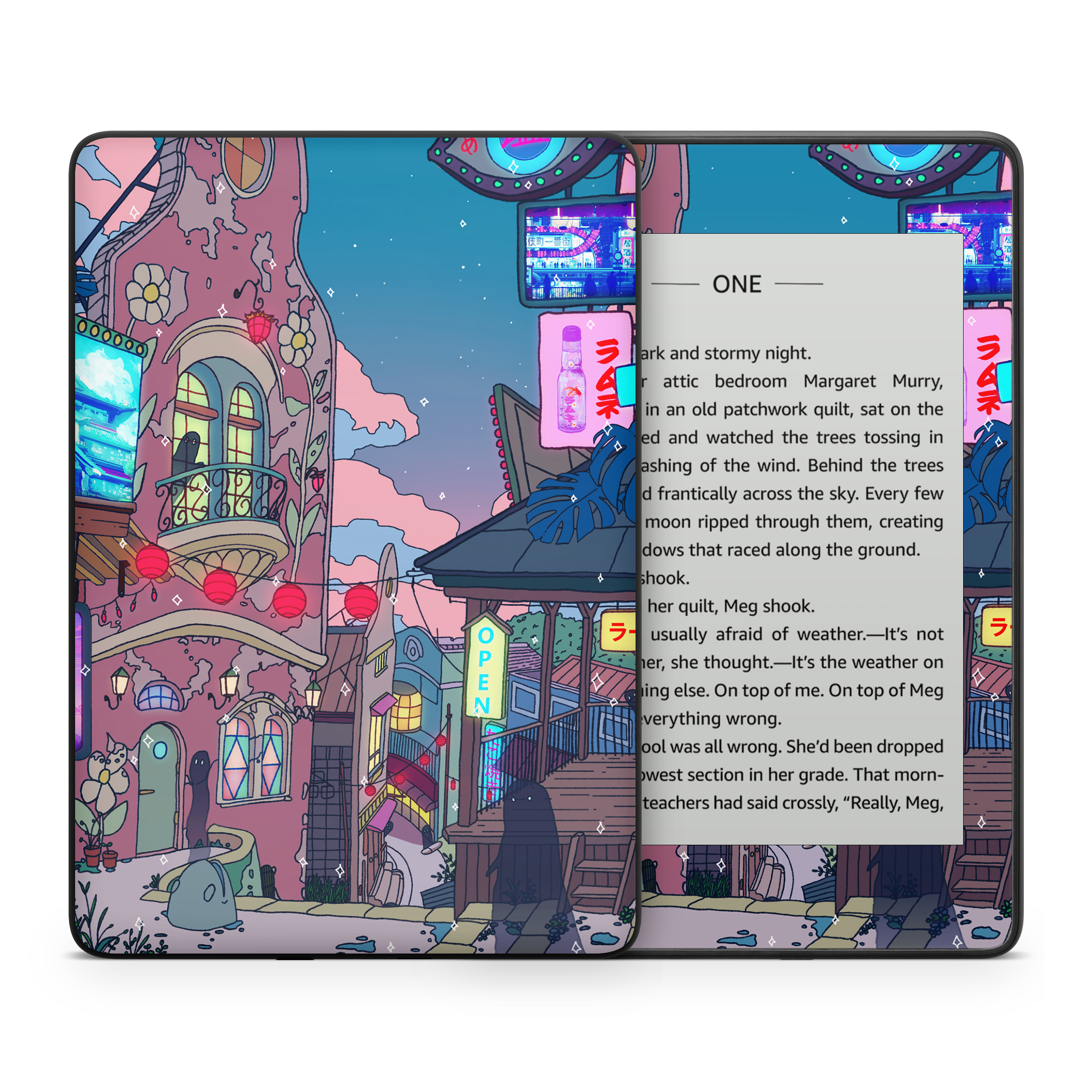 Away & Chill Kindle Skin