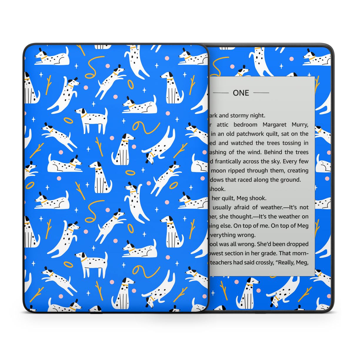 Cobalt Dog Kindle Skin