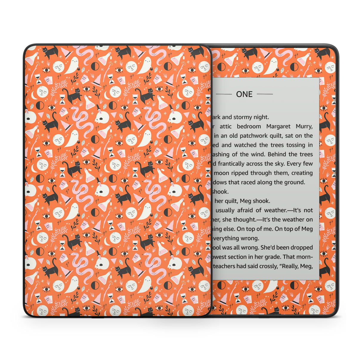 Halloween Pattern Kindle Skin