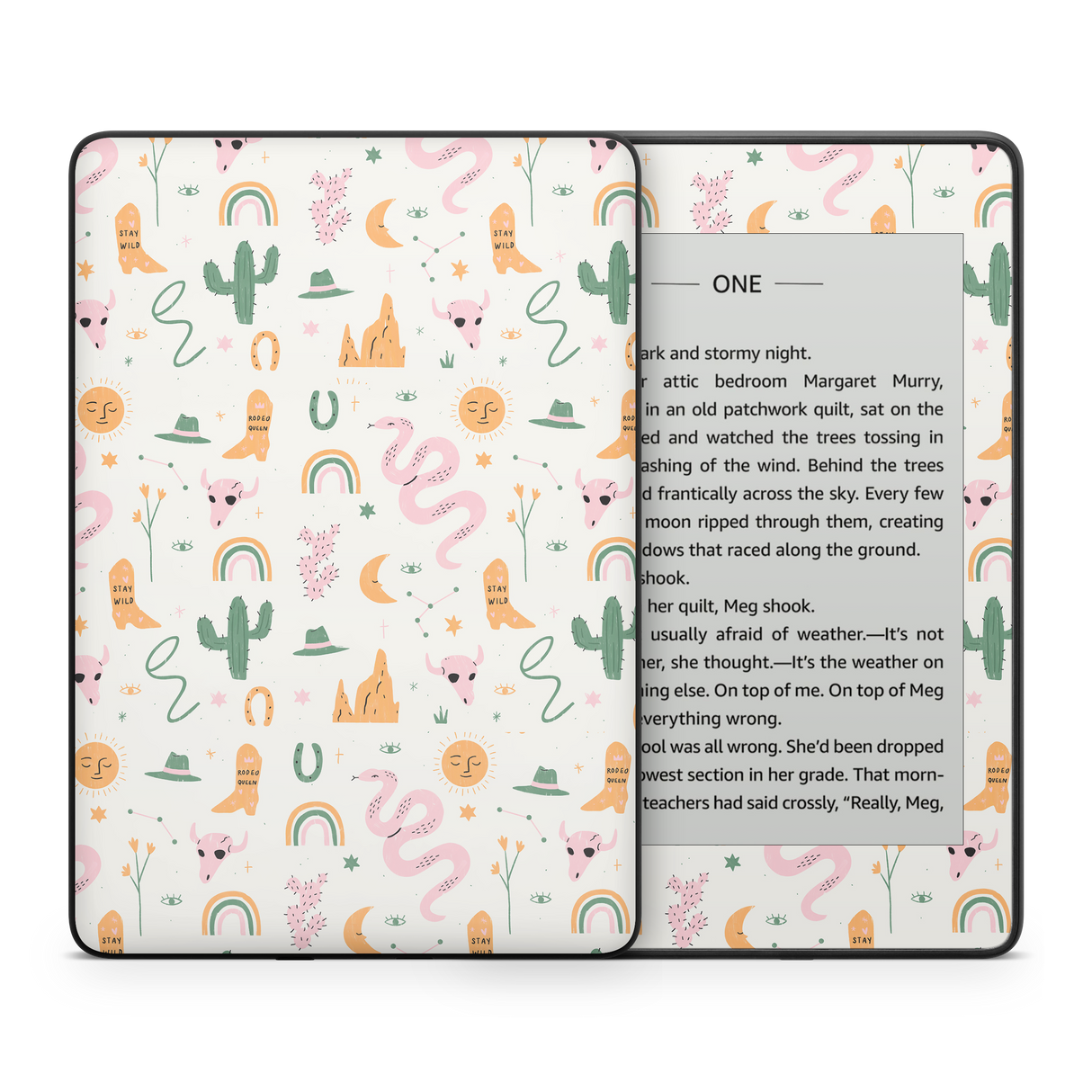 Wildwest Pattern Kindle Skin