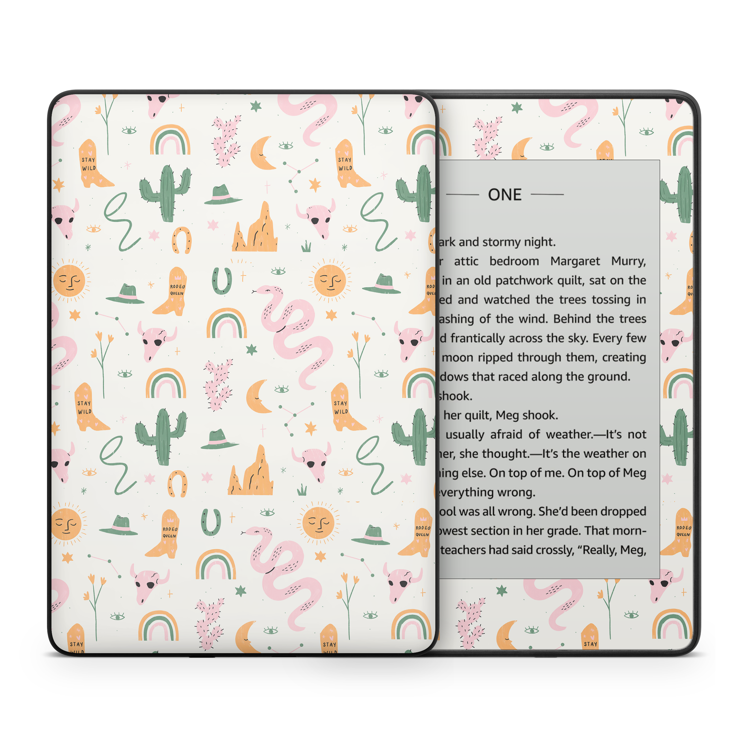 Wildwest Pattern Kindle Skin