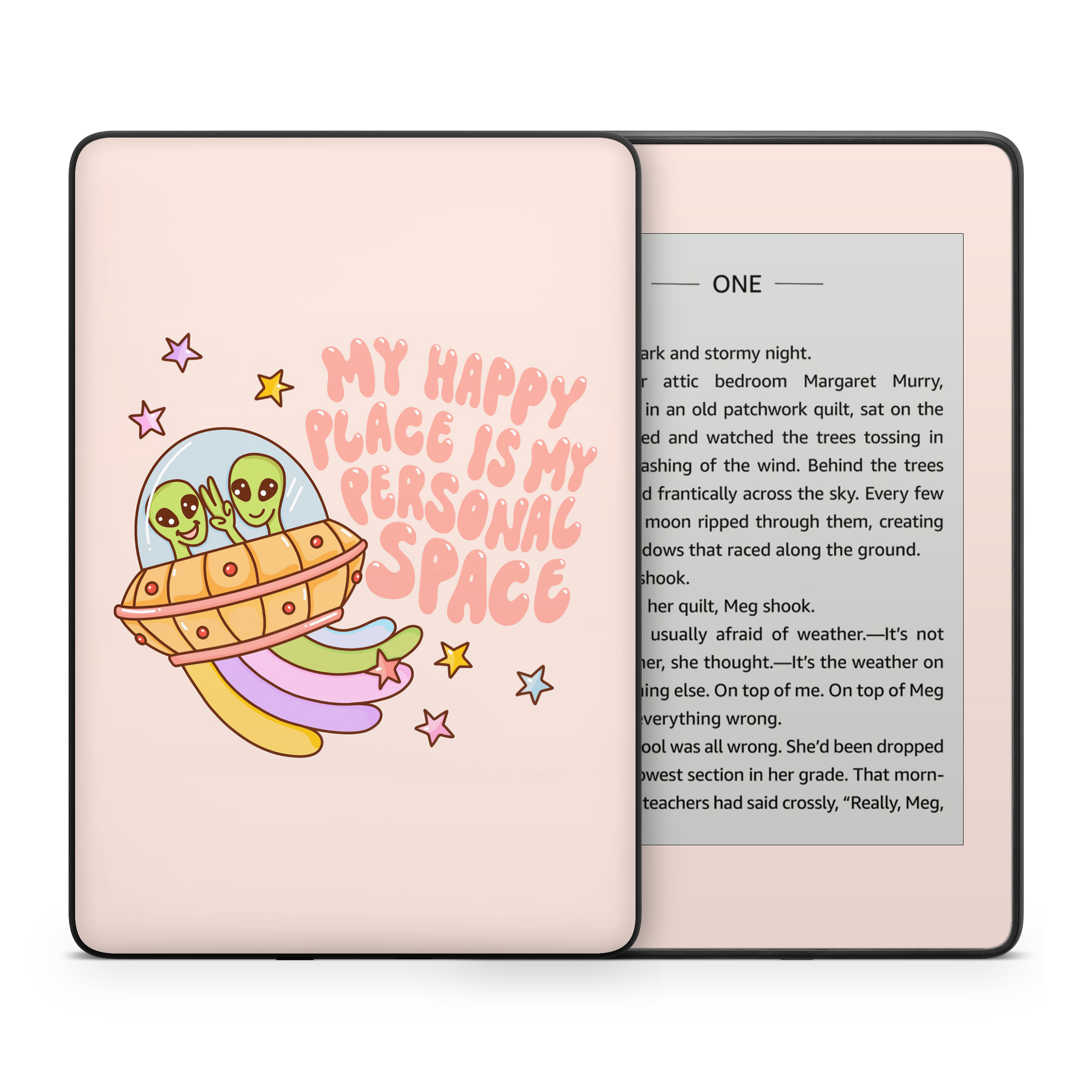 Happy Place Kindle Skin