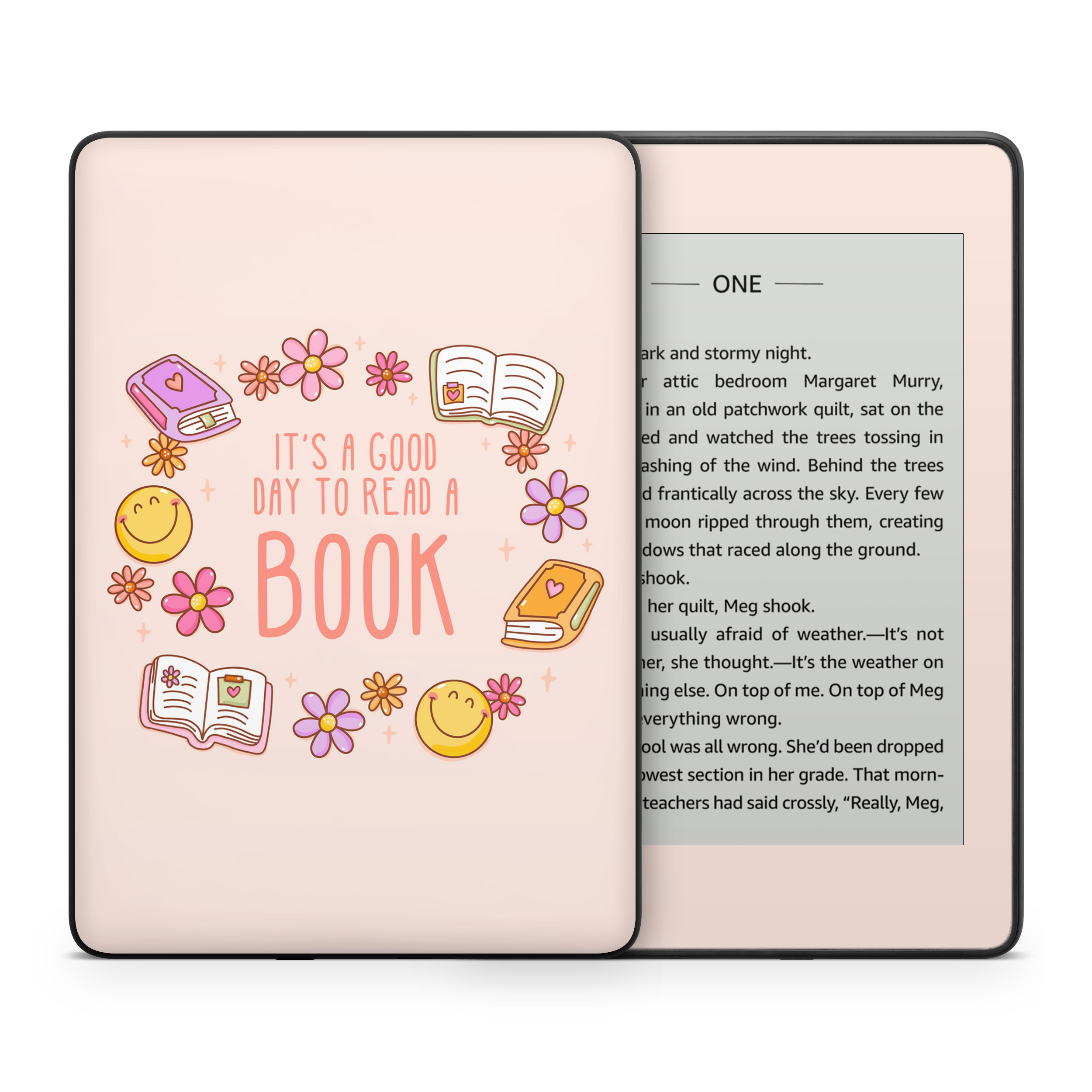 Read a Book Kindle Skin