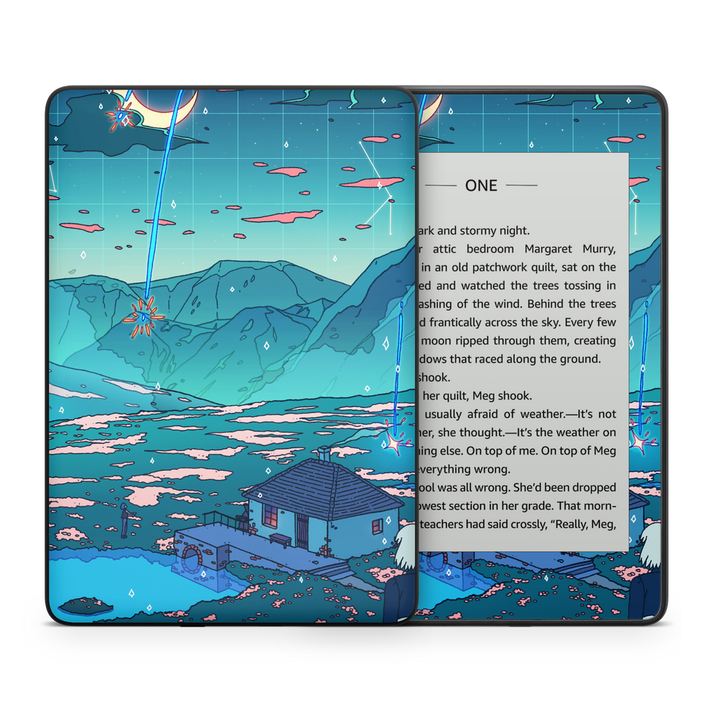 Crystal Shower Kindle Skin