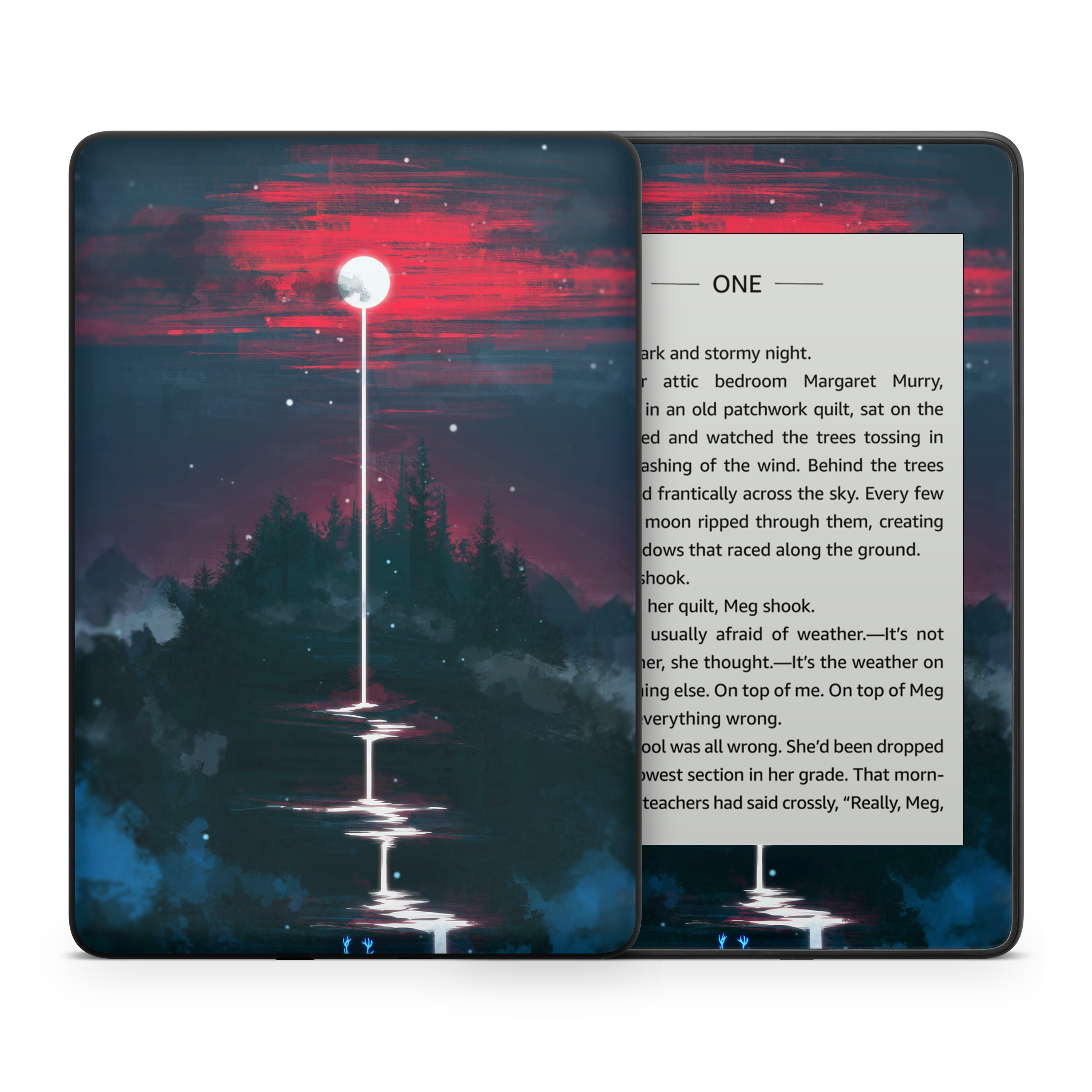 Lunar Dripping Kindle Skin