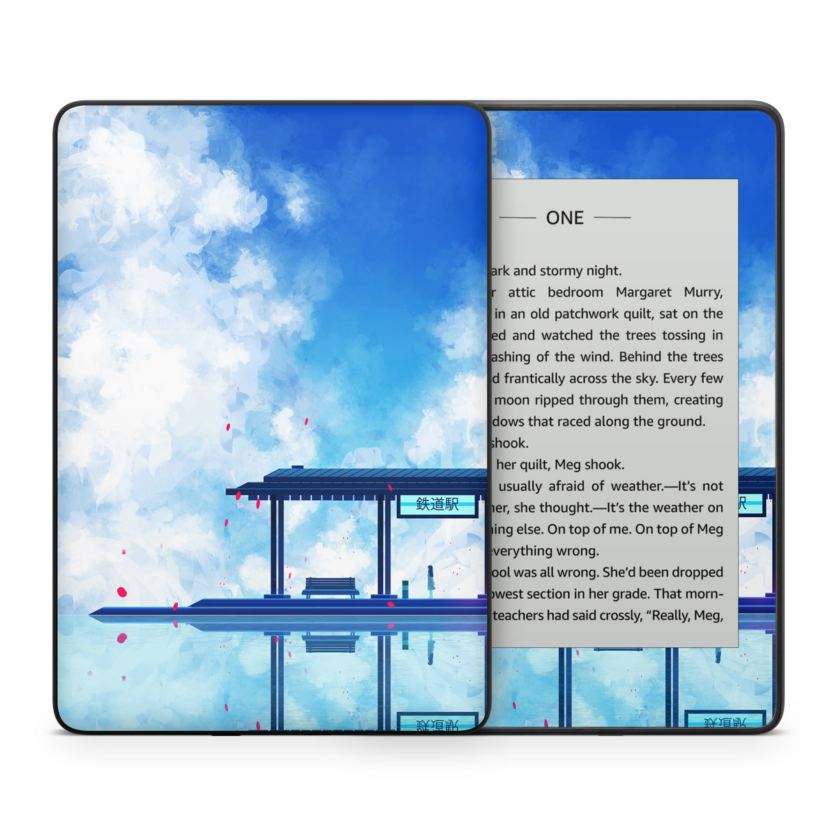 Waiting Kindle Skin